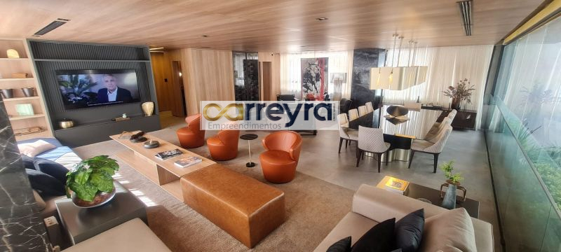 Apartamento de luxo à venda, no TONINO LAMBORGHINI RESIDENCIAL em São Paulo, Jardim Paulista, com 3 quartos, 252m² - Carreyra Imobiliaria