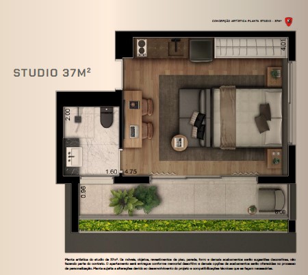 Planta -  - Carreyra Imobiliaria